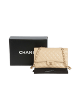 MEDIUM CLASSIC DOUBLE FLAP CAVIAR