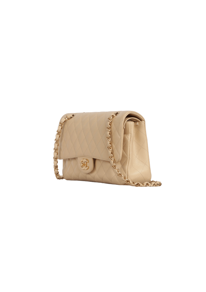 MEDIUM CLASSIC DOUBLE FLAP CAVIAR