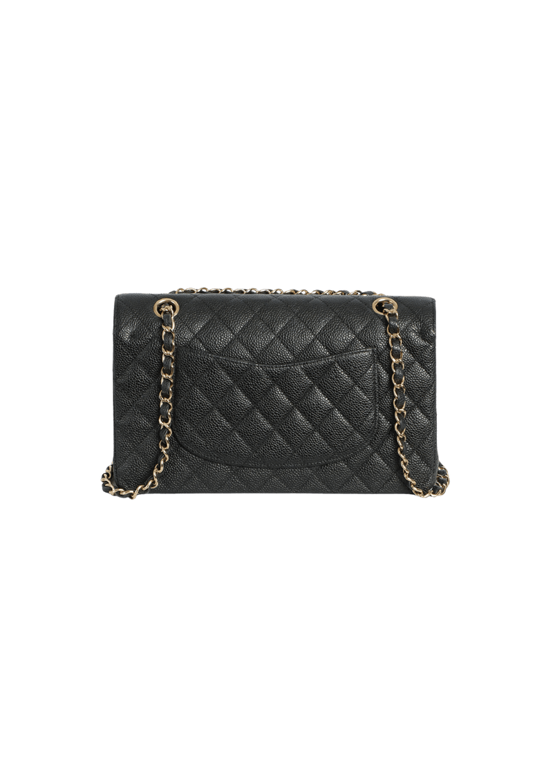 MEDIUM CLASSIC DOUBLE FLAP CAVIAR