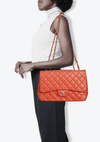 MEDIUM CLASSIC DOUBLE FLAP LAMBSKIN