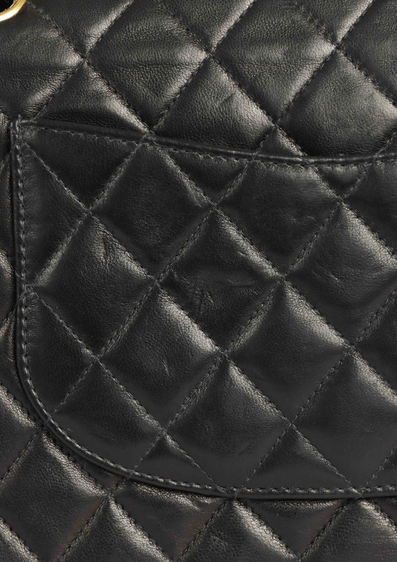 MEDIUM CLASSIC DOUBLE FLAP LAMBSKIN