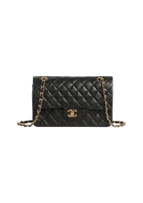 MEDIUM CLASSIC DOUBLE FLAP LAMBSKIN