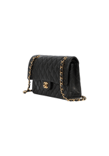 MEDIUM CLASSIC DOUBLE FLAP LAMBSKIN