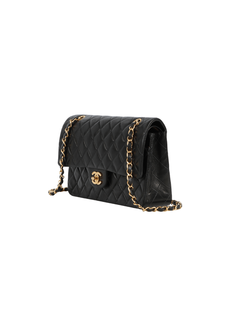 MEDIUM CLASSIC DOUBLE FLAP LAMBSKIN