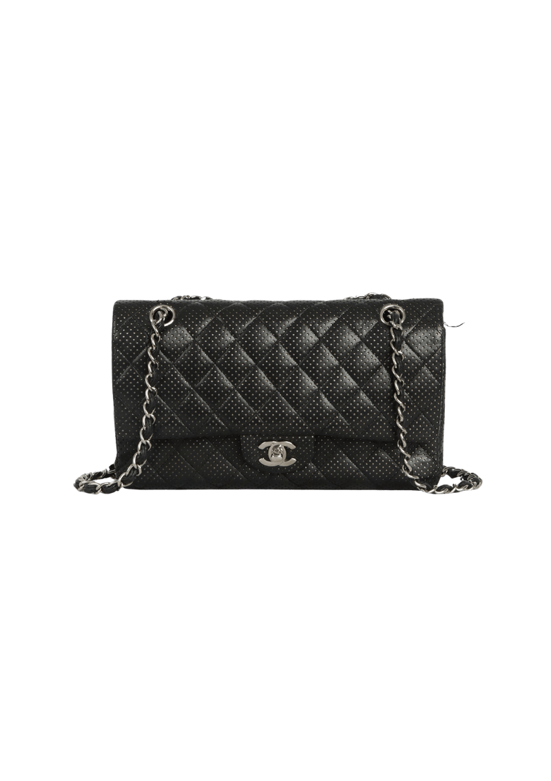 MEDIUM CLASSIC DOUBLE FLAP LAMBSKIN