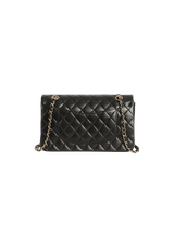 MEDIUM CLASSIC DOUBLE FLAP LAMBSKIN