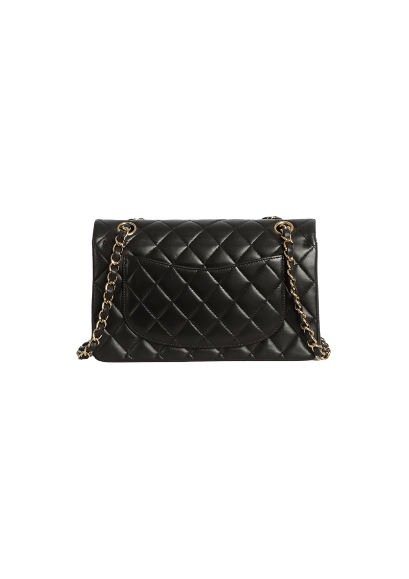 SMALL CLASSIC DOUBLE FLAP LAMBSKIN