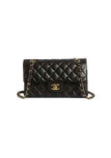 SMALL CLASSIC DOUBLE FLAP LAMBSKIN