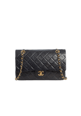 MEDIUM CLASSIC DOUBLE FLAP LAMBSKIN