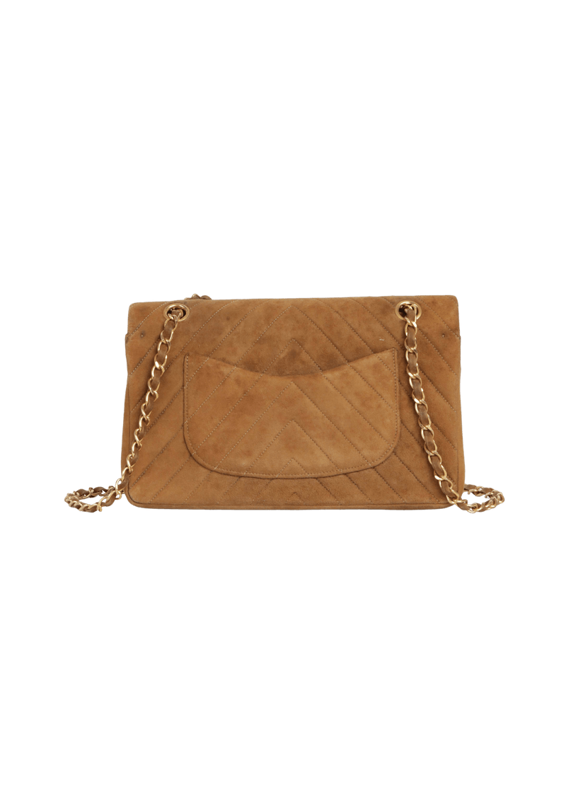 MEDIUM CLASSIC DOUBLE FLAP SUEDE