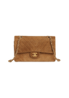 MEDIUM CLASSIC DOUBLE FLAP SUEDE