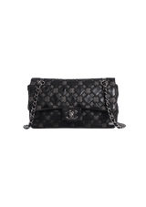 MEDIUM CLASSIC SINGLE FLAP PATENT AND MESH