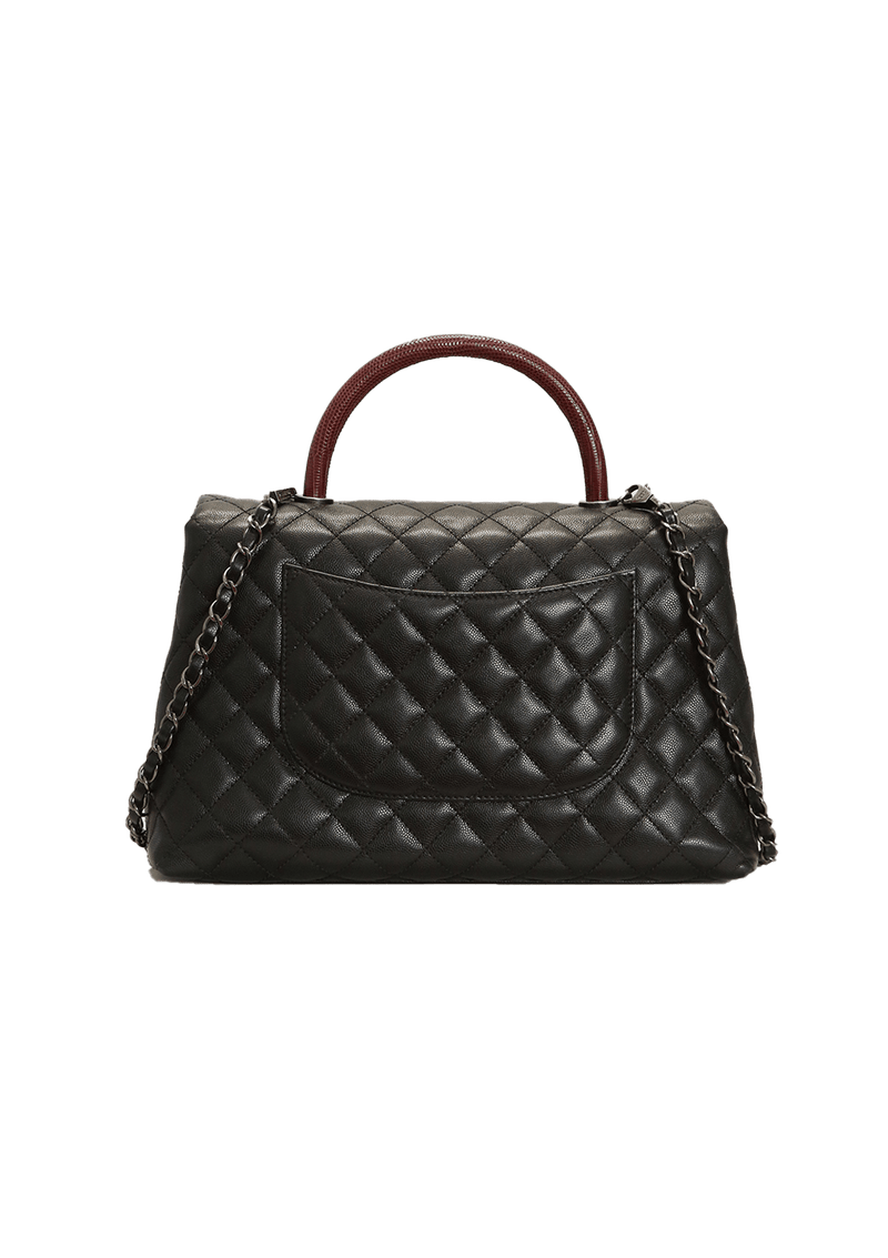 MEDIUM COCO LIZARD HANDLE BAG