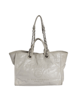 MEDIUM DEAUVILLE TOTE GLAZED CALFSKIN