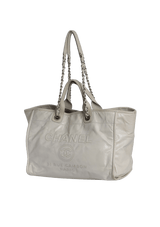 MEDIUM DEAUVILLE TOTE GLAZED CALFSKIN