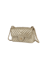 MINI SQUARE CLASSIC SINGLE FLAP CHEVRON