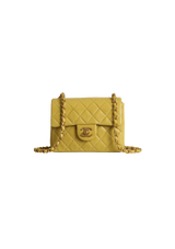 MINI SQUARE CLASSIC SINGLE FLAP LAMBSKIN