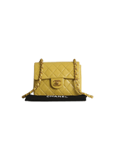 MINI SQUARE CLASSIC SINGLE FLAP LAMBSKIN