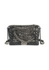 NEW MEDIUM ENCHAINED BOY FLAP BAG TWEED