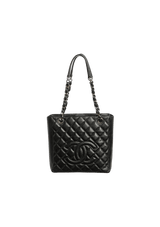 PETITE SHOPPING TOTE CAVIAR