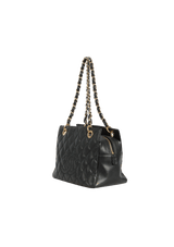 PETITE TIMELESS SHOPPING TOTE CAVIAR