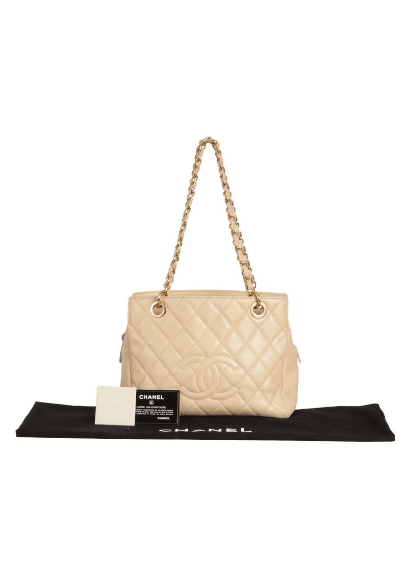 PETITE TIMELESS TOTE CAVIAR