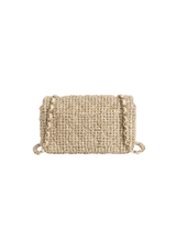 RECTANGULAR MINI FLAP BAG TWEED