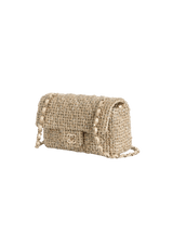 RECTANGULAR MINI FLAP BAG TWEED