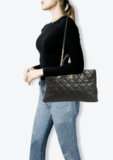 RETRO CHAIN SHOPPING TOTE CALFSKIN