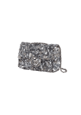 SMALL CC SINGLE FLAP BAG SEQUIN