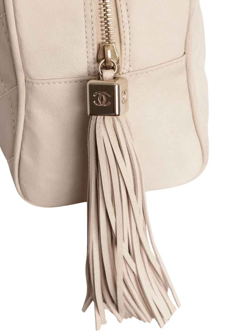 SMALL CC TASSEL BOWLER BAG