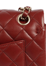 SMALL CLASSIC DOUBLE FLAP LAMBSKIN