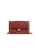 SMALL CLASSIC DOUBLE FLAP LAMBSKIN