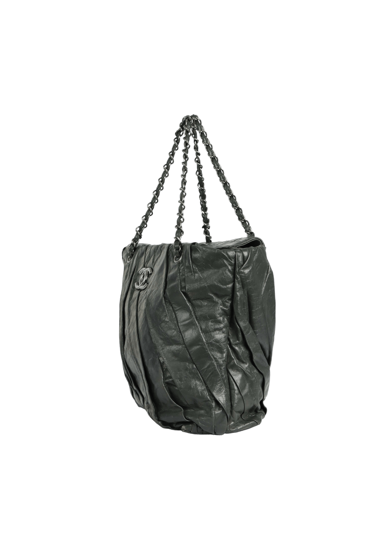 SMALL TWISTED TOTE GLAZED CALFSKIN