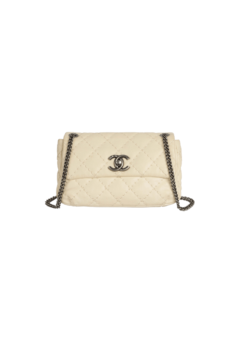 SMALL ULTIMATE STITCH FLAP BAG CALFSKIN