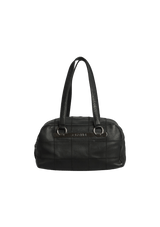SQUARE STITCH BOWLER BAG