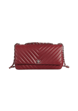 SURPIQUE CHEVRON FLAP BAG