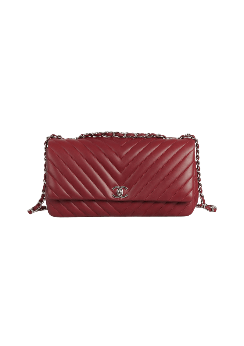 SURPIQUE CHEVRON FLAP BAG