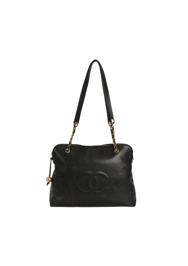 TIMELESS DOME TOTE CAVIAR