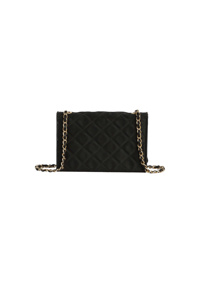 VINTAGE CC DIAMOND WALLET ON CHAIN