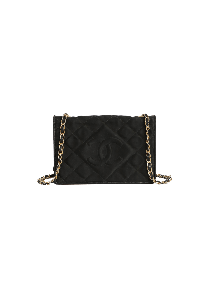 VINTAGE CC DIAMOND WALLET ON CHAIN