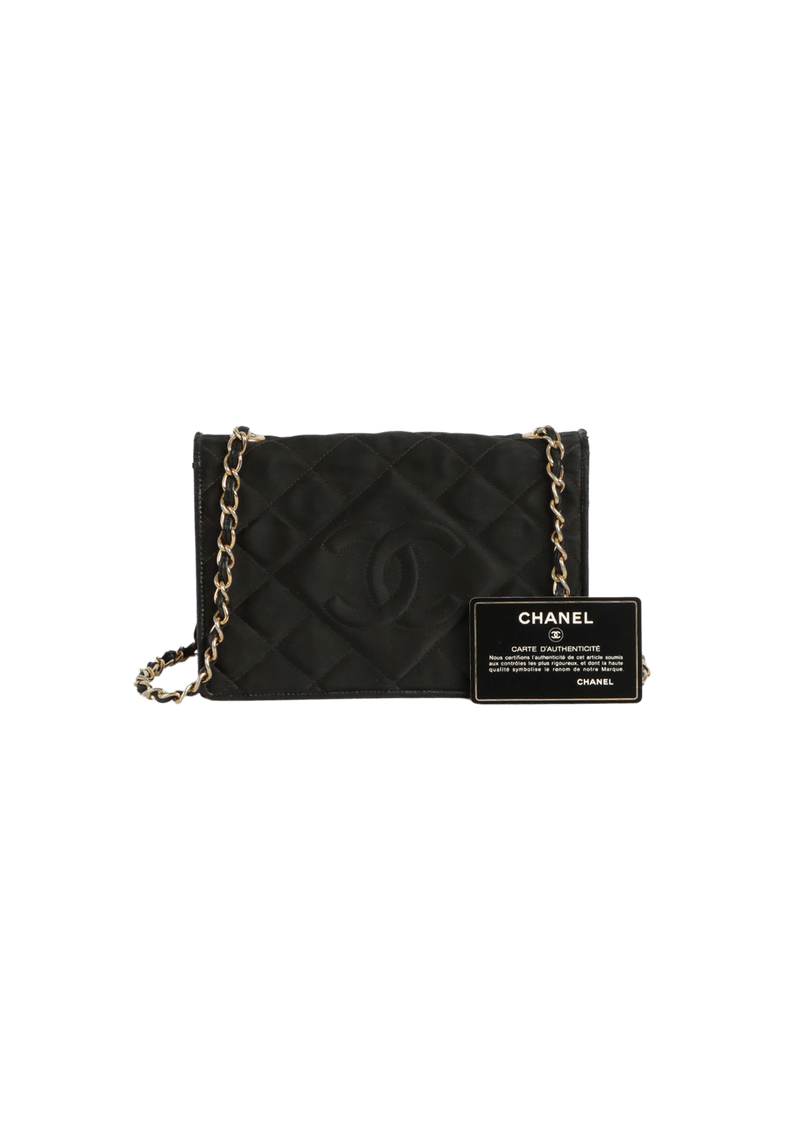 VINTAGE CC DIAMOND WALLET ON CHAIN