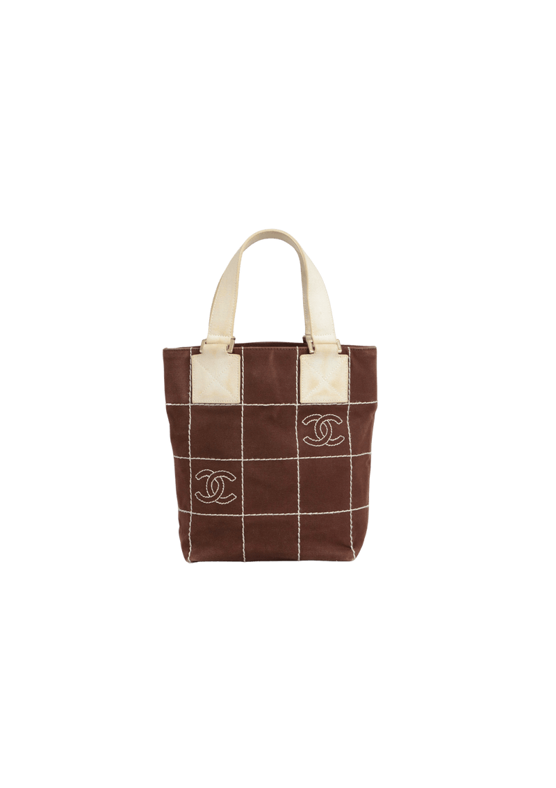 VINTAGE SQUARE STITCH CC TOTE