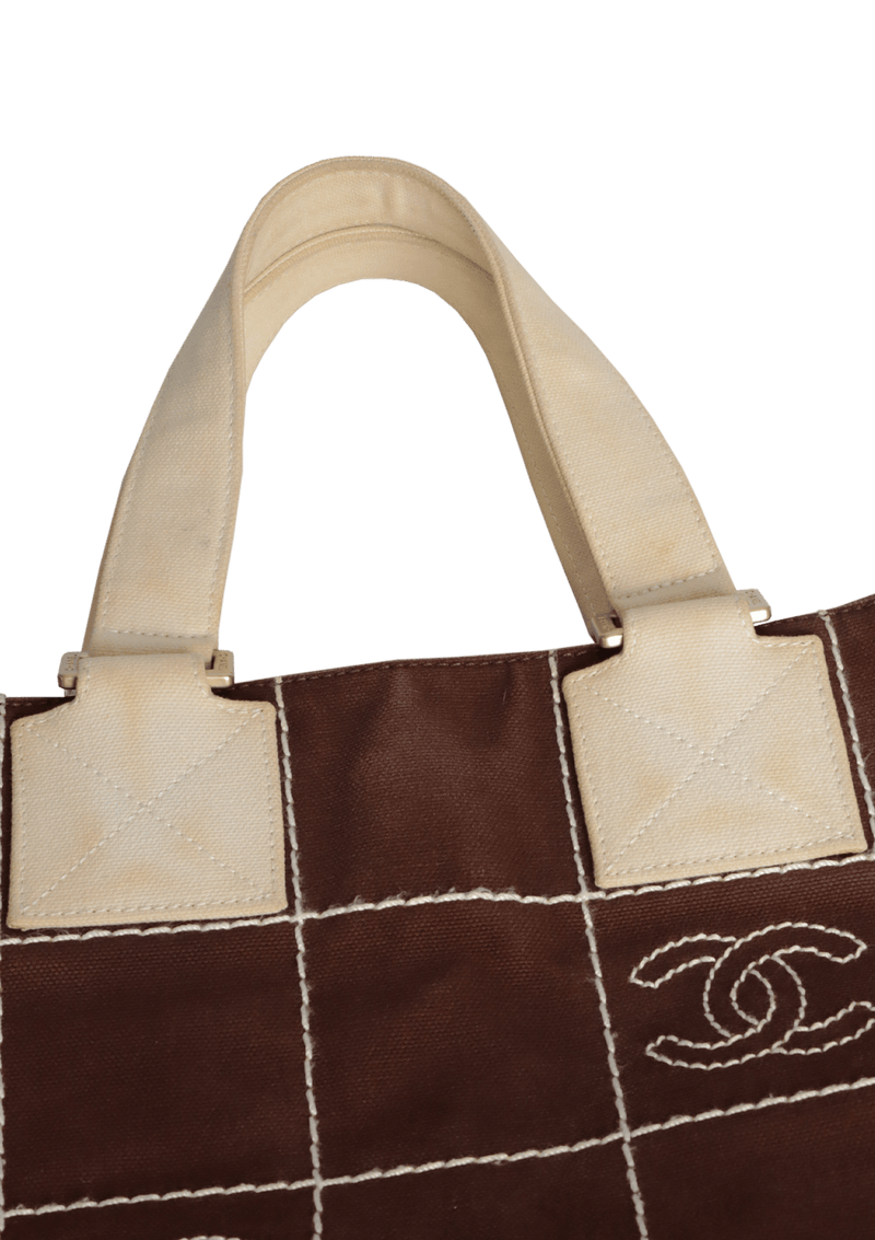 VINTAGE SQUARE STITCH CC TOTE