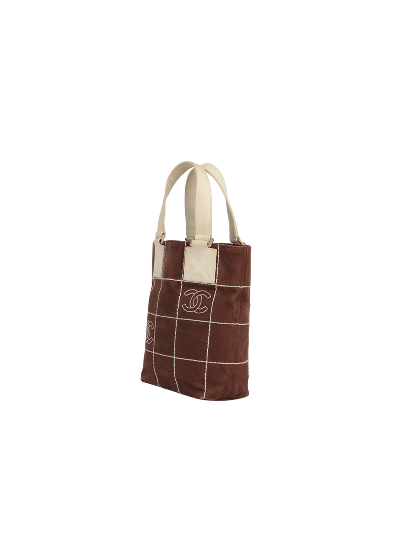 VINTAGE SQUARE STITCH CC TOTE