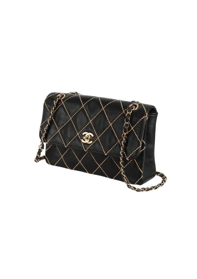 WILD STITCH MEDIUM SINGLE FLAP BAG