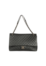 XXL TRAVEL CLASSIC SINGLE FLAP LAMBSKIN BAG