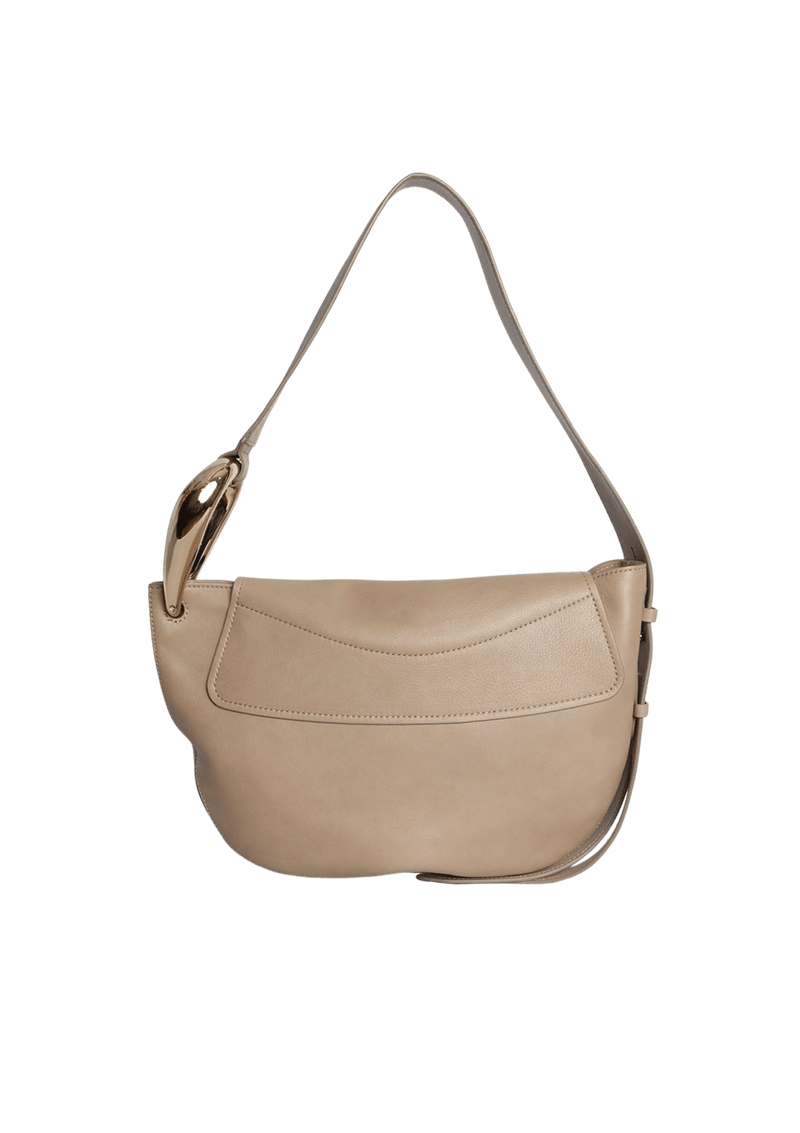 LEATHER KISS SHOULDER BAG