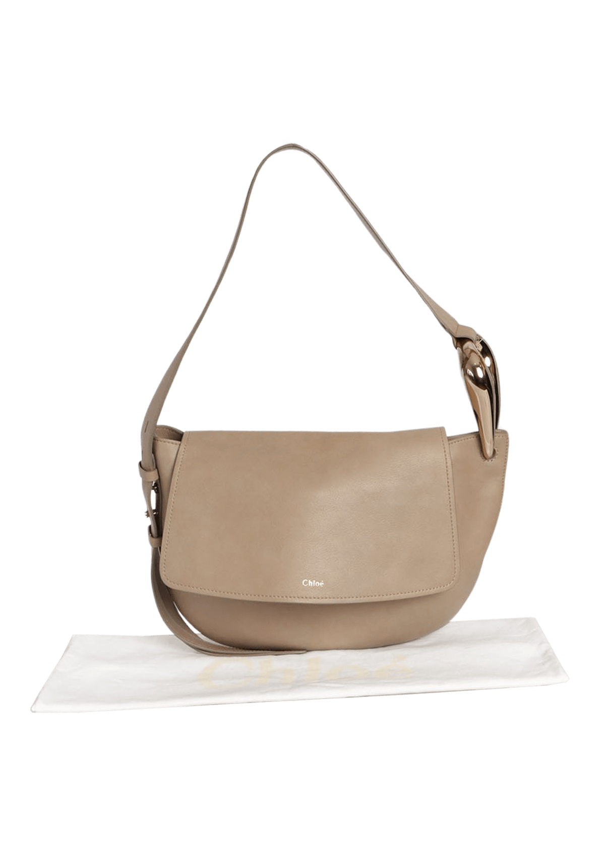 LEATHER KISS SHOULDER BAG