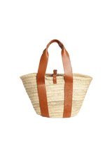 MEDIUM RAFFIA BASKET BAG